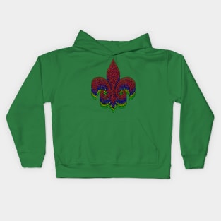 Fleur De Lis Kids Hoodie